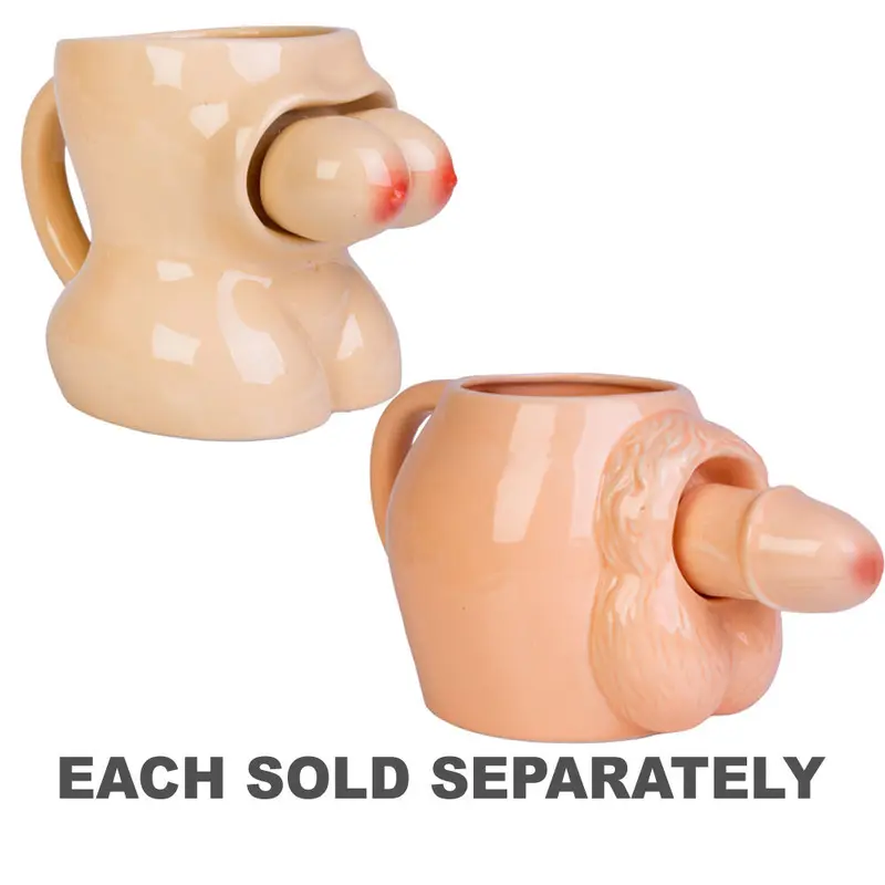 3D Rude Novelty MugBouncing Boobs