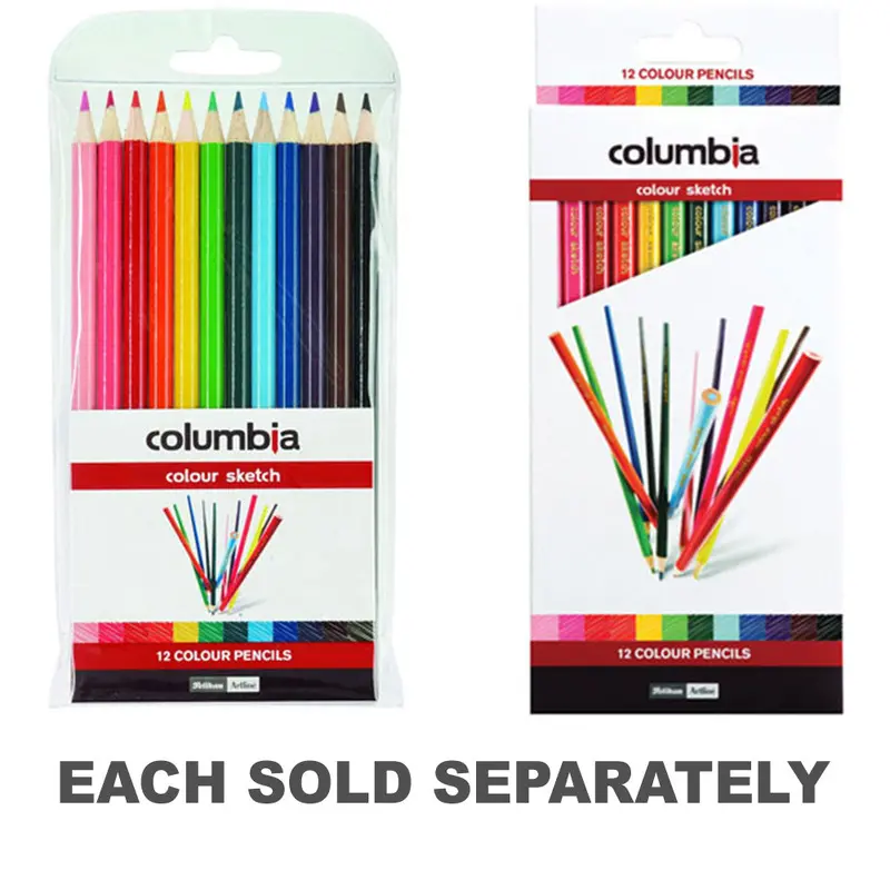 Columbia Coloursketch Colour Pencil 12pk1 Pack