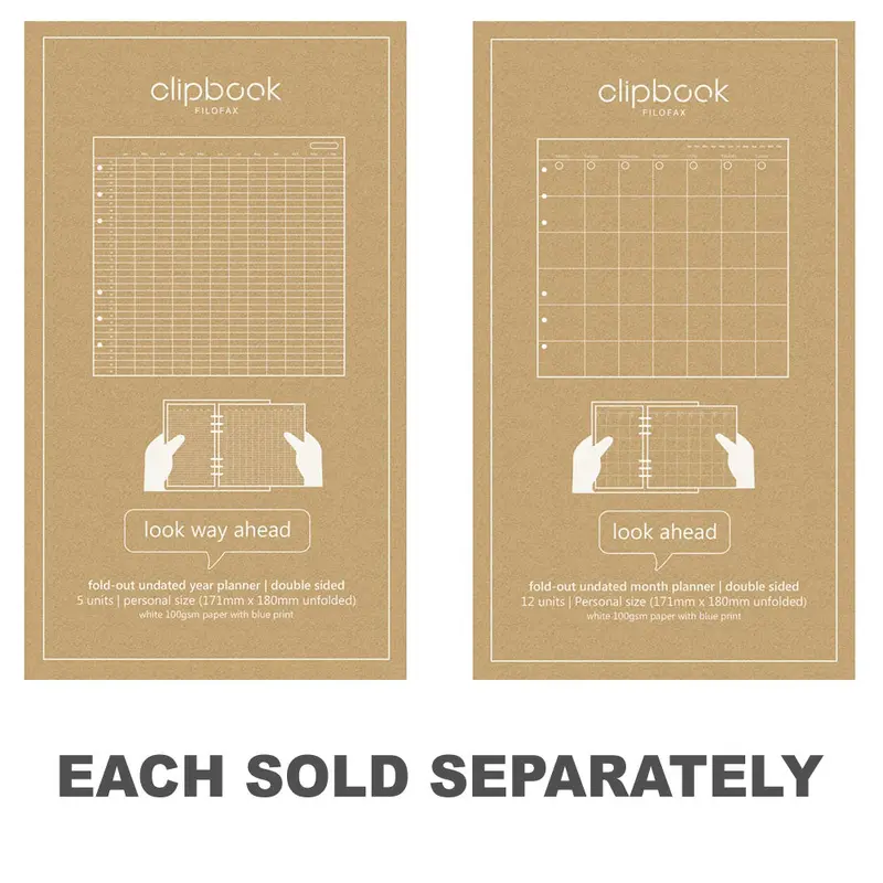 Filofax Personal Clipbook PlannerMonth