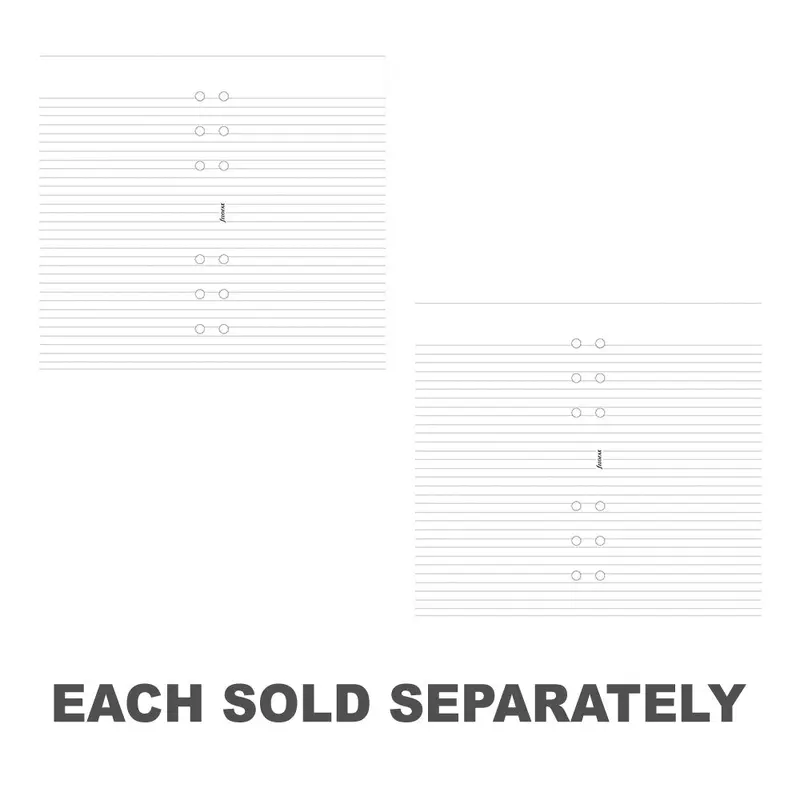 Filofax Personal Ruled Notepad Refill (White)30pk