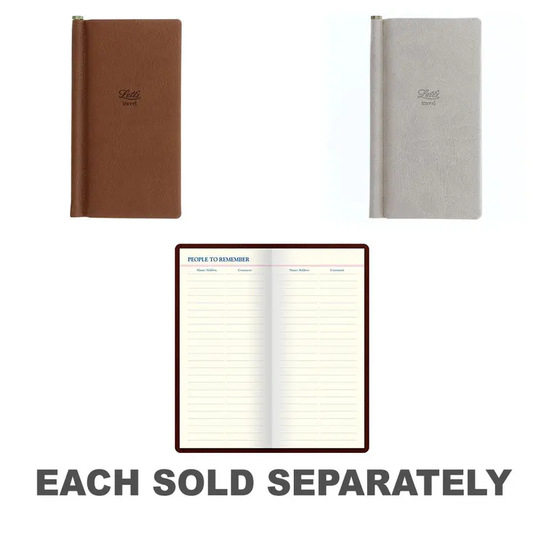 Letts Origins Slim Pocket Travel JournalChocolate