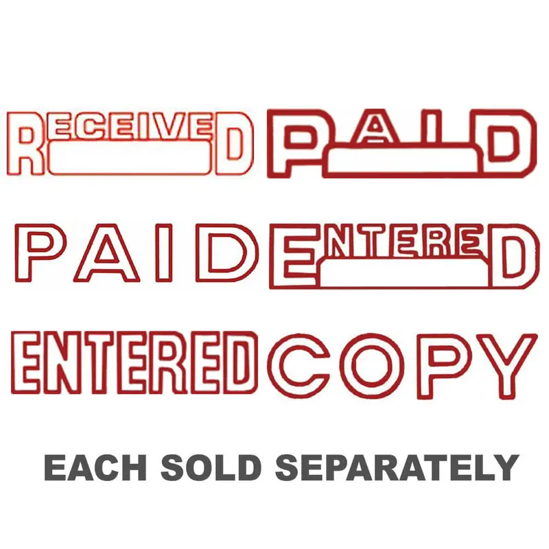 Shiny Pre-Inked Stamp (Red)Copy Red