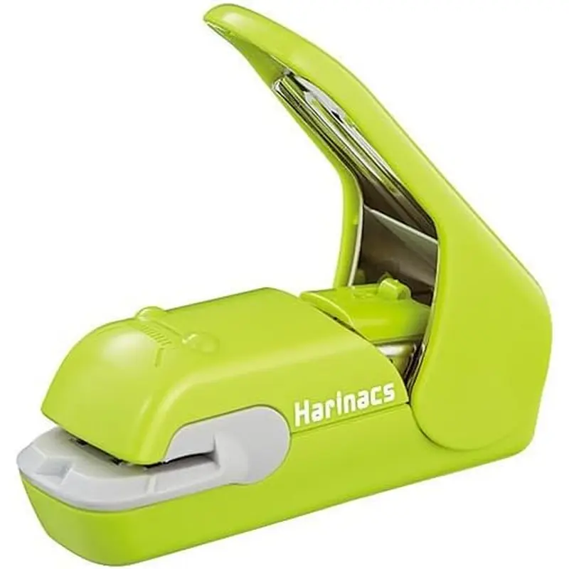 KOKUYO Stapleless Stapler Harinacs Press Green 5 Sheet Capacity SLN-MPH105G Set of 3