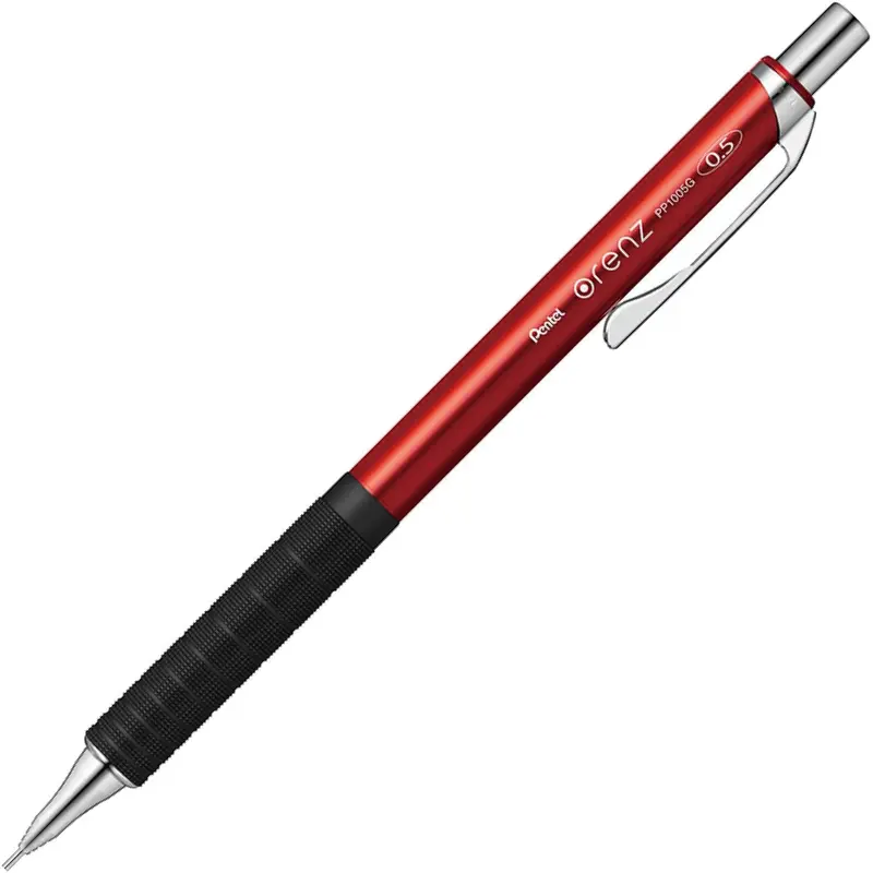 Pentel Mechanical Pencil Orenz Metal Grip 05 XPP1005G2-B Red