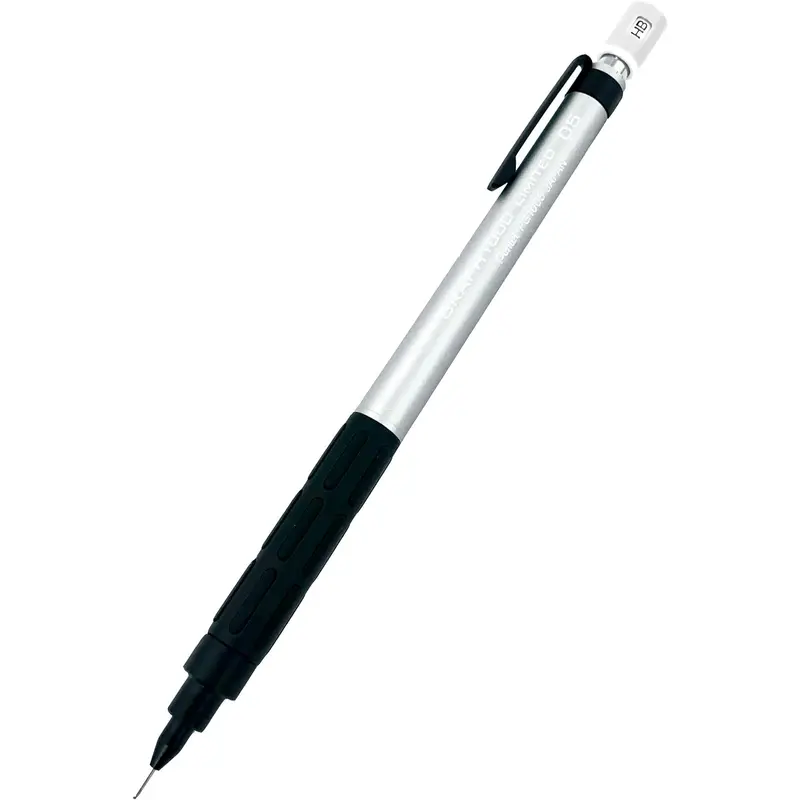 Pentel Mechanical Pencil Kitera Graph 1000 0.5mm, Silver, PG1005ZKS