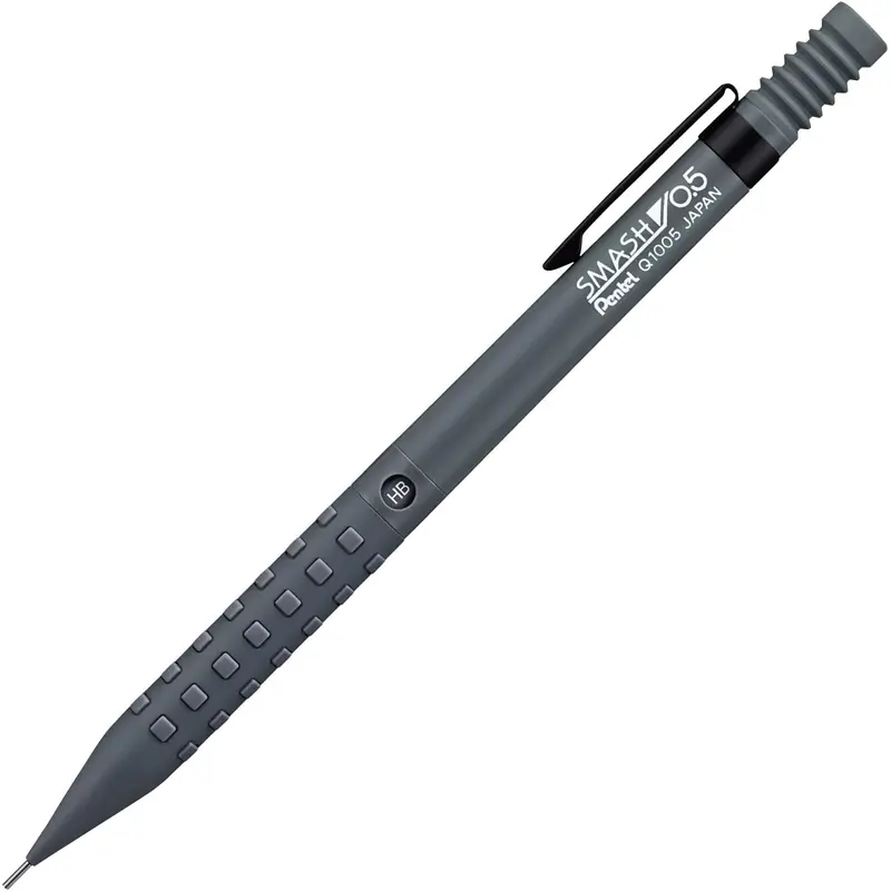 Pentel Mechanical Pencil Smash 0.5mm Q1005-N Dark Gray